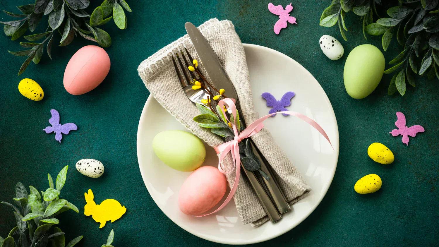 Osterliche Tischdeko