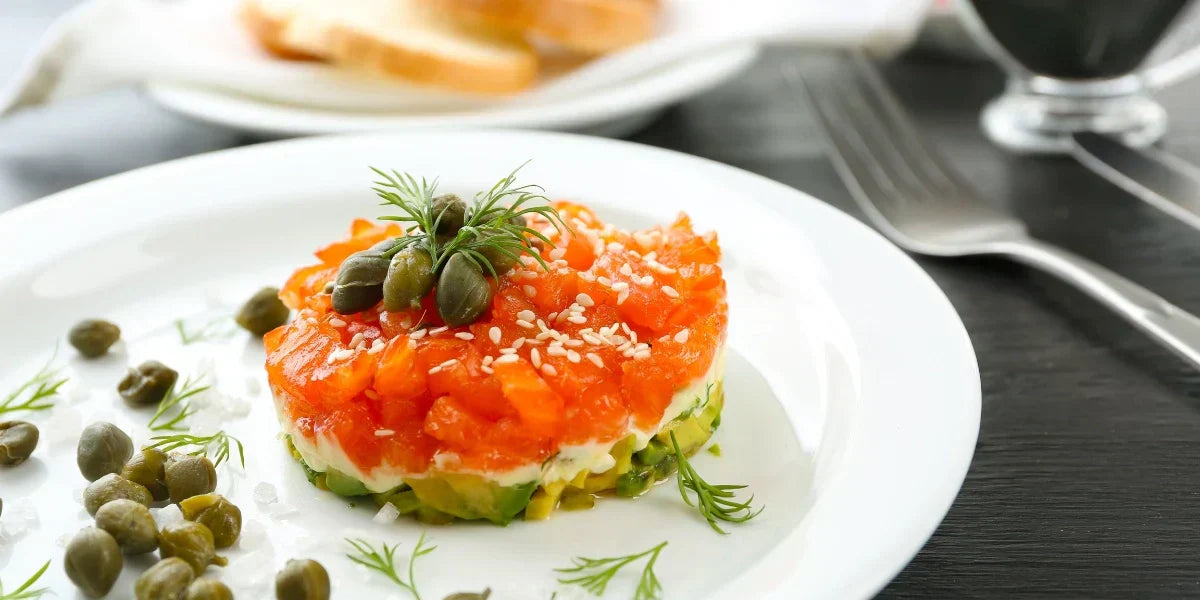 Lachs-Tatar mit Avocado