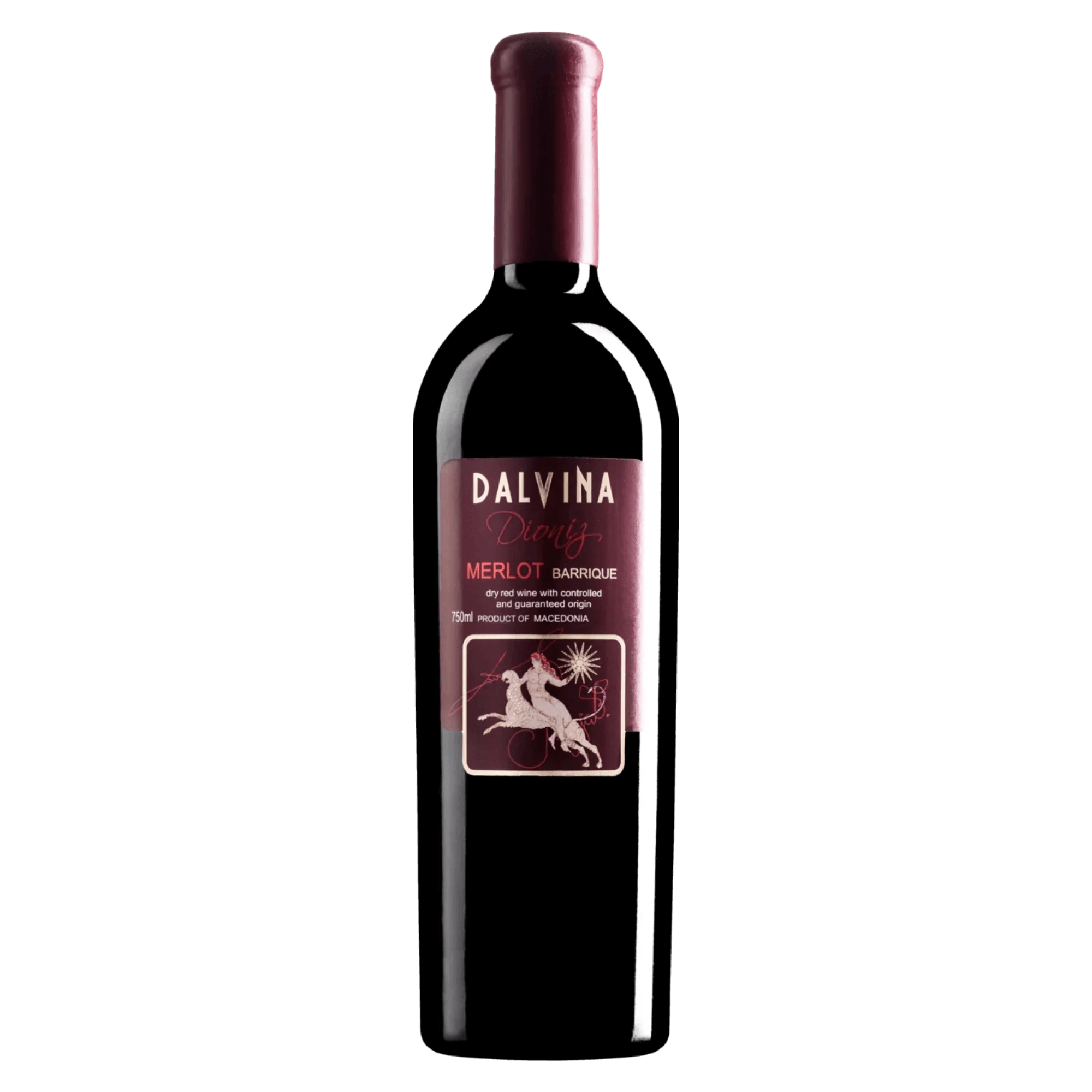 Dioniz Merlot Barrique 2016 - Rotwein trocken aus Nordmazedonien