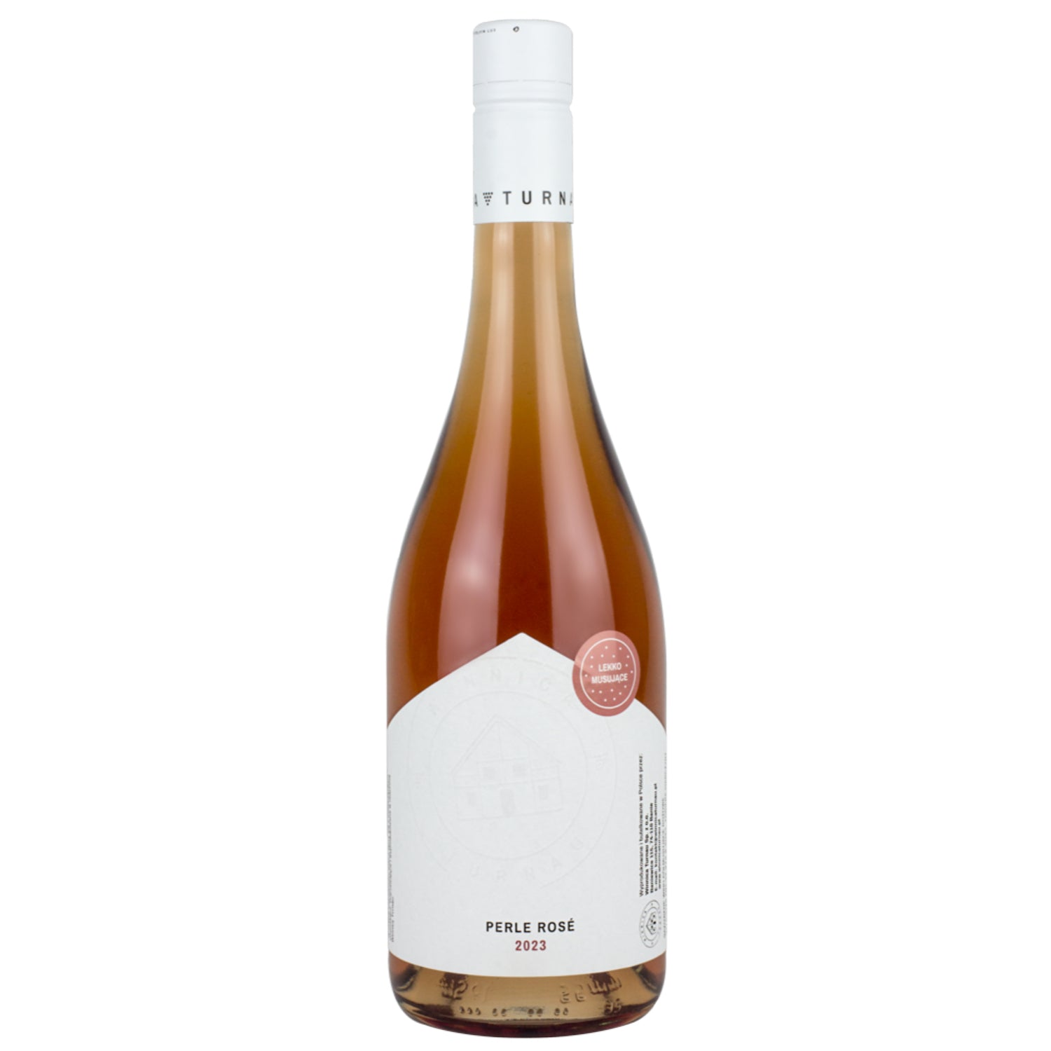 Perlé Rosé 2023 - Semi-Sparkling Rosé halbtrocken aus Polen - Winnica Turnau